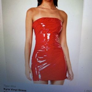 Tiger mist kyra vinyl dress
